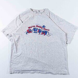 Funny Recycling Shirt XL Extra Large We're Outta Here 90s VTG Streetwear Graphic